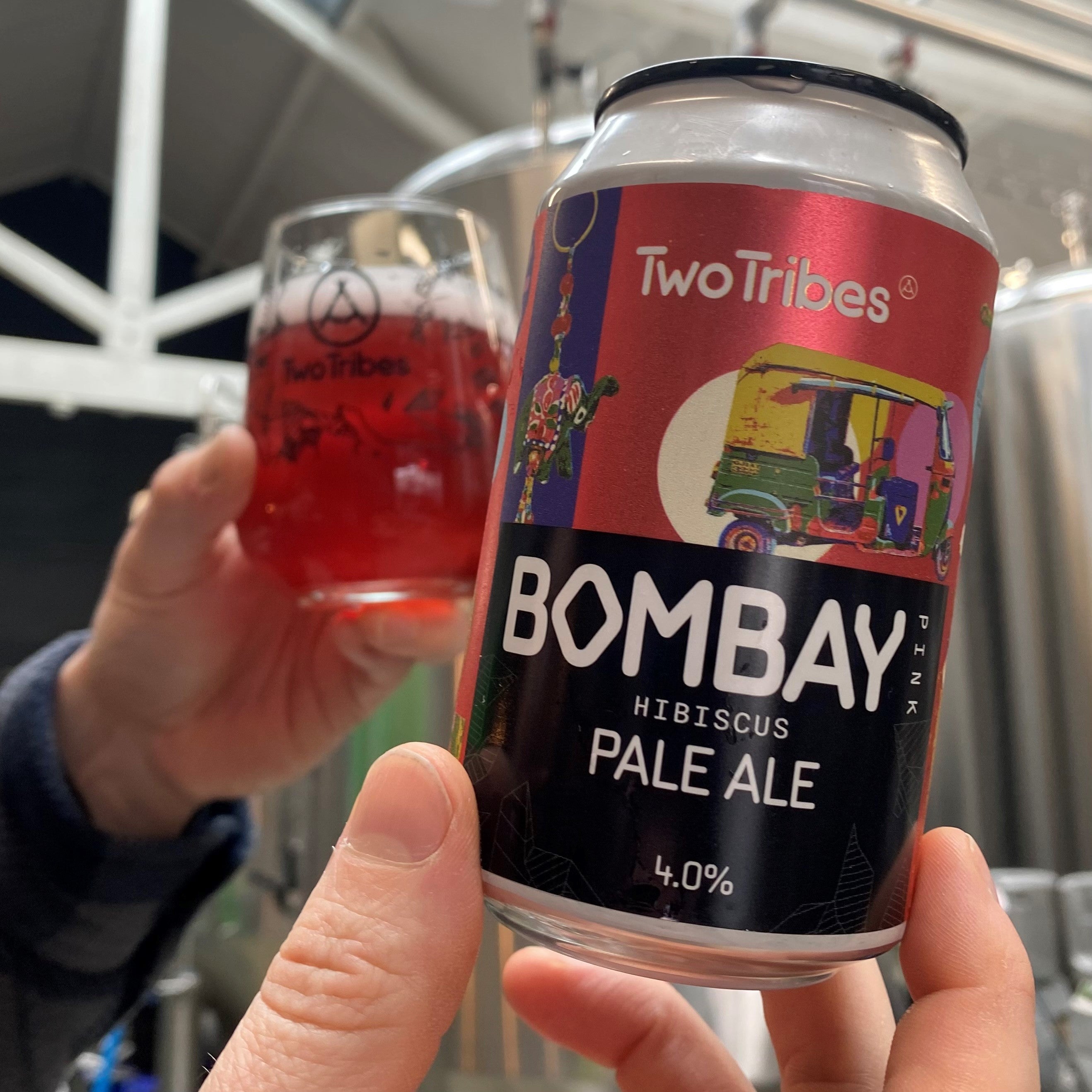 Bombay Pink Hibiscus Pale Ale > Available Now at Dishoom Two Tribes