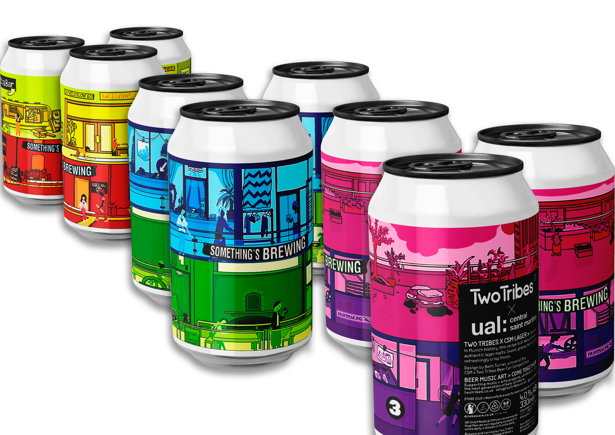 Central Saint Martins x Two Tribes > CSM Lager