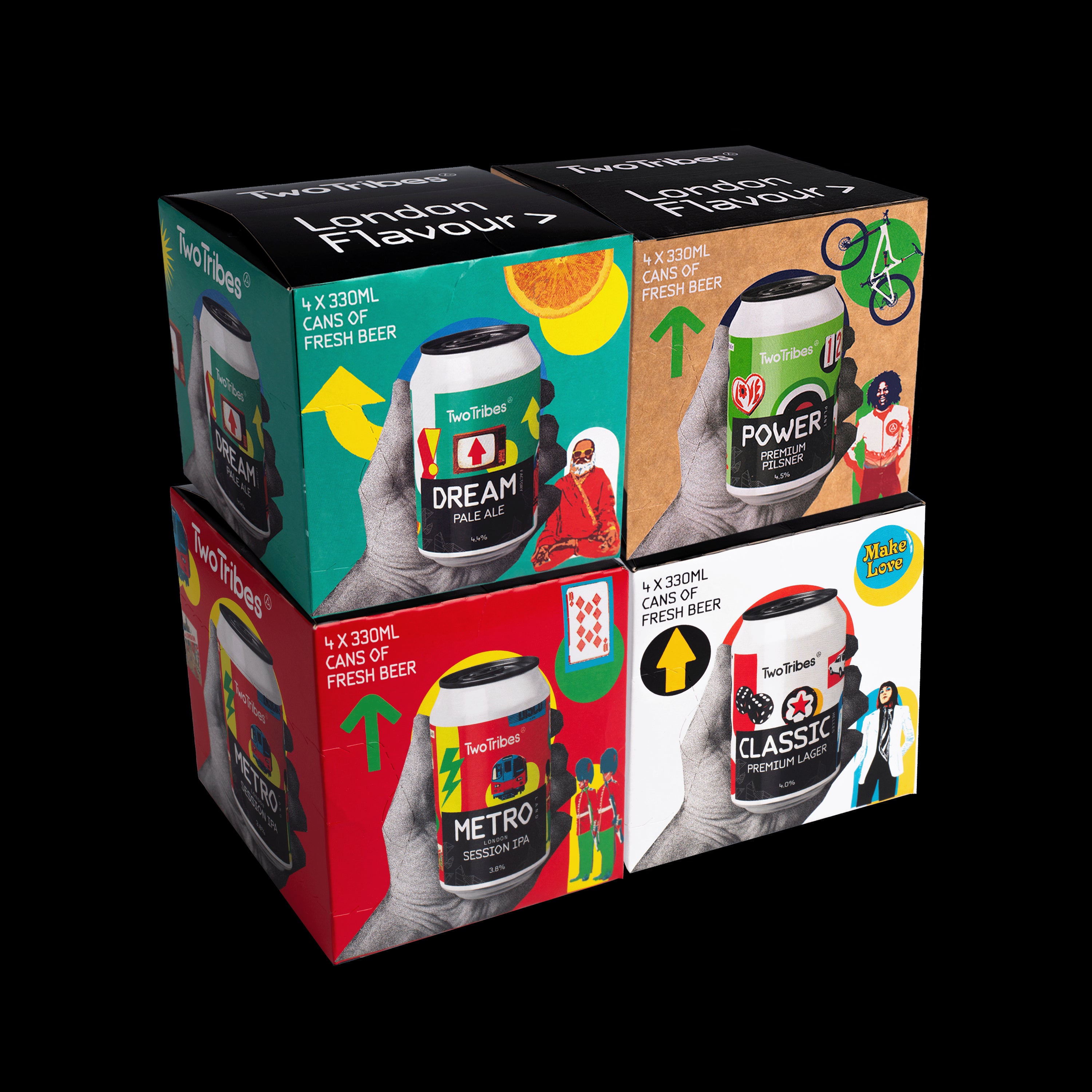 Two Tribes MIXED CASE  Fridge Pack Bundle - Two Tribes