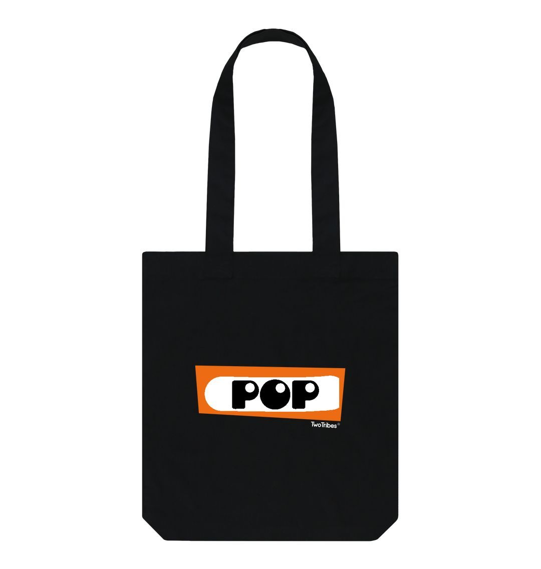 Black Pop Tote Bag